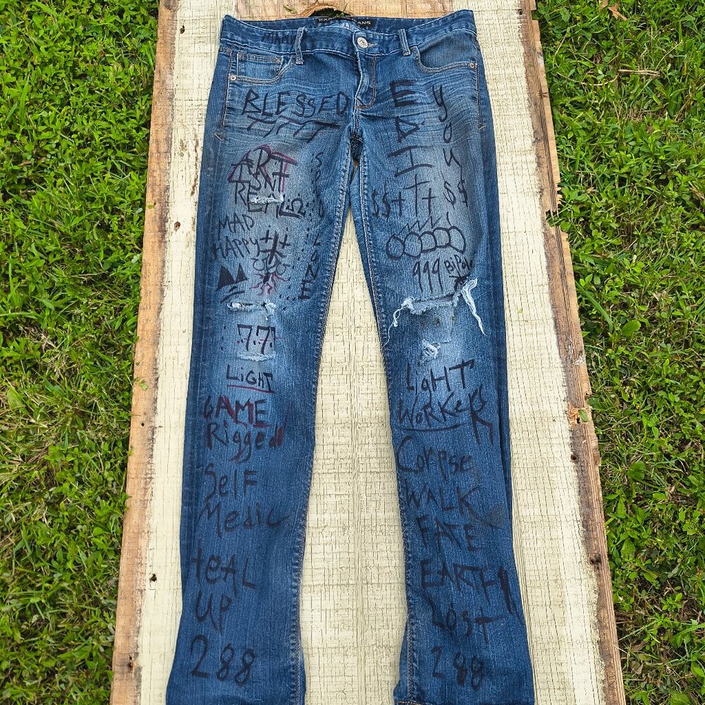 Jeans 8r | Custom | Omega Ware | 1/1 | No reproduction, No reprint |